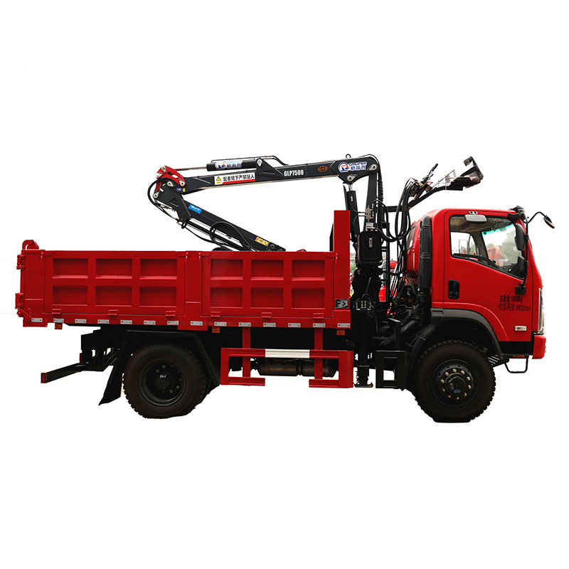 Camion poubelle Howo 8cbm à déchargement automatique avec grappin