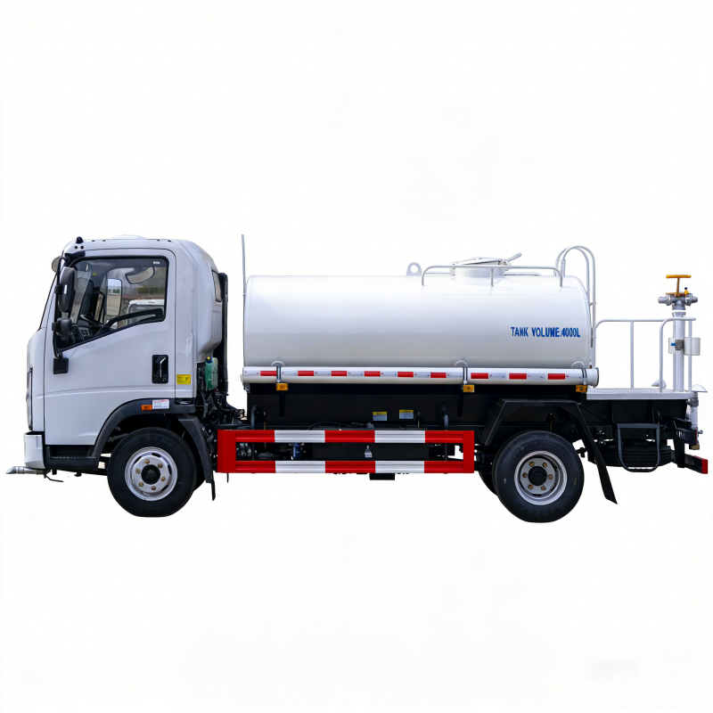 SINO TRUK HOWO 5000L 4x2 물탱크 청소 트럭