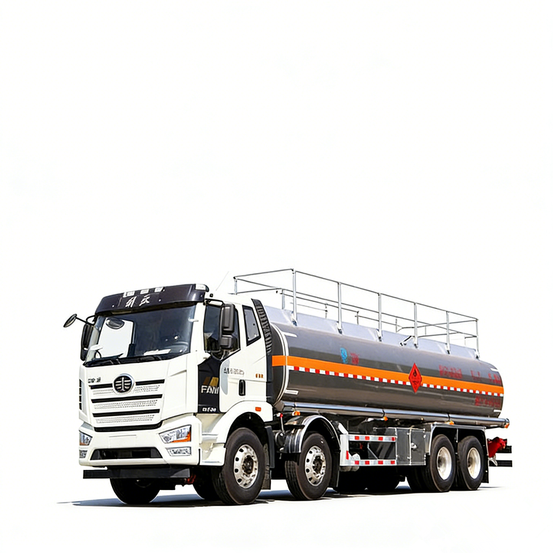 Camions-citernes en alliage d'aluminium FAW Jiefang 8x4 de 10 m³, 20 gallons et 30 m³