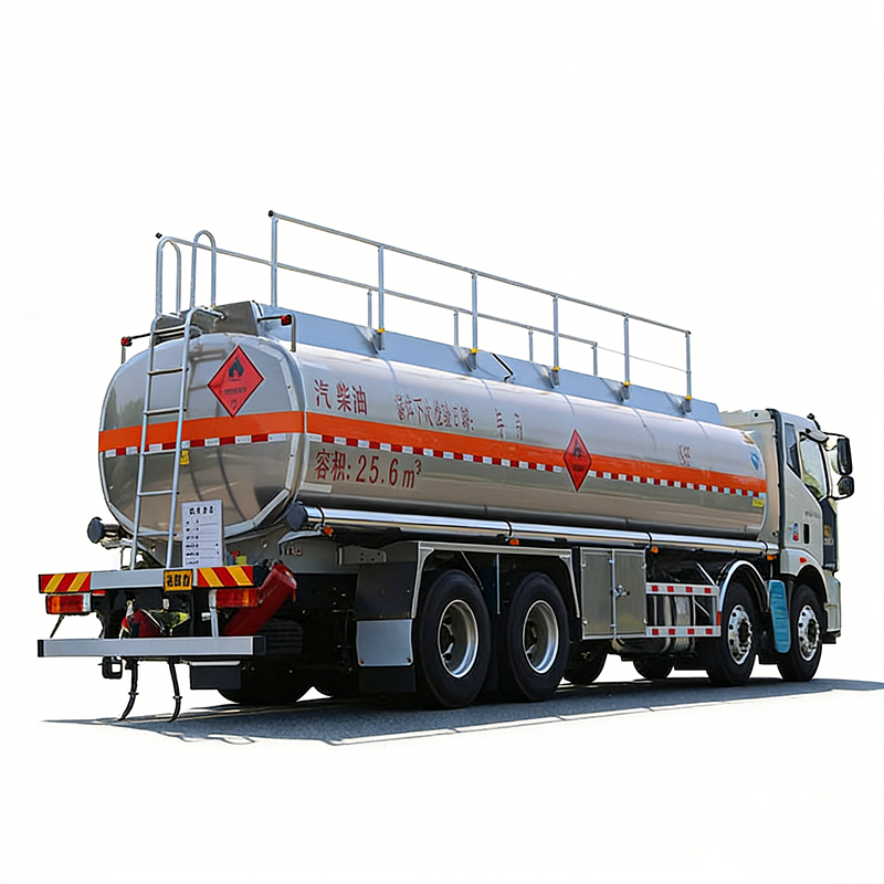 Camions-citernes en alliage d'aluminium FAW Jiefang 8x4 de 10 m³, 20 gallons et 30 m³