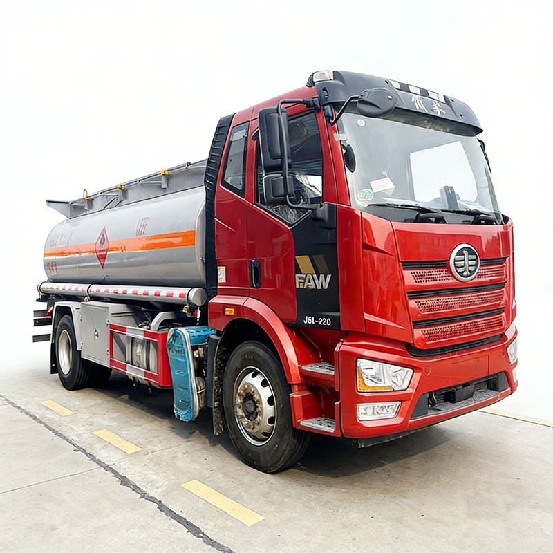 Camion-citerne FAW 4x2 en acier haute vitesse, capacité 12 000 L