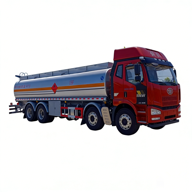 Camion-citerne diesel FAW 8x4, neuf en Afrique, équipé d'un distributeur de carburant manuel