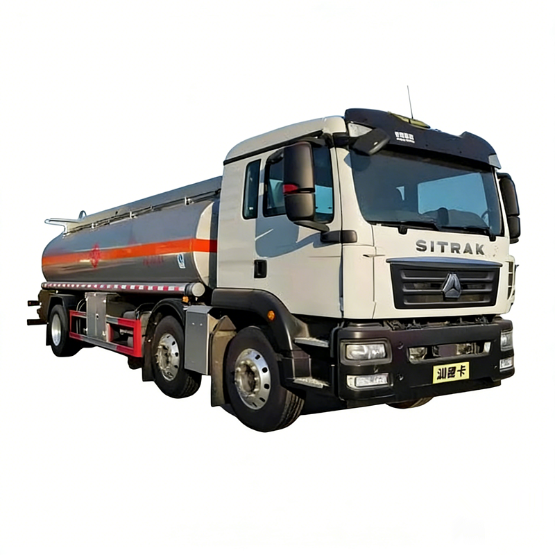 Camion-citerne Sitrak 6×2 à trois essieux – Conçu par des professionnels pour le transport de pétrole, de diesel et d'essence