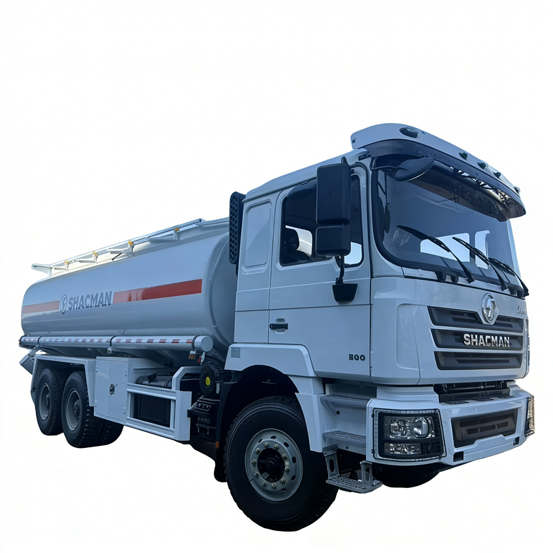 Shaanxi Automobile, fabricant de camions-citernes mobiles 6x4 robustes de 20 000 litres pour le transport d'huile alimentaire, accepte les personnalisations.