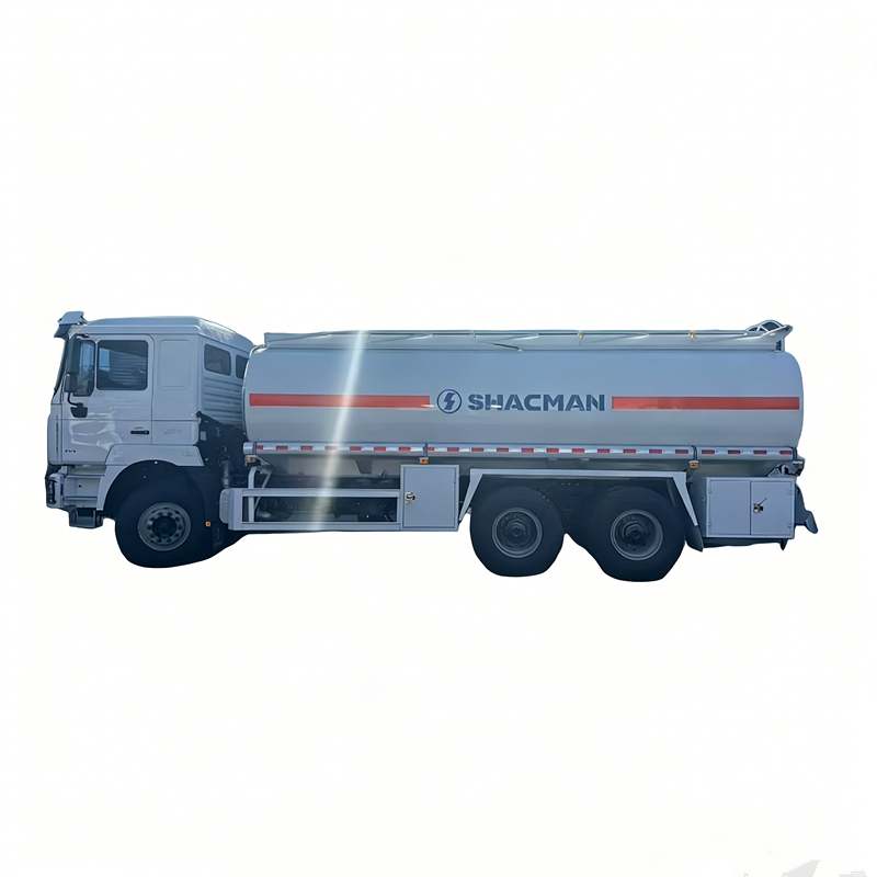 Shaanxi Automobile, fabricant de camions-citernes mobiles 6x4 robustes de 20 000 litres pour le transport d'huile alimentaire, accepte les personnalisations.