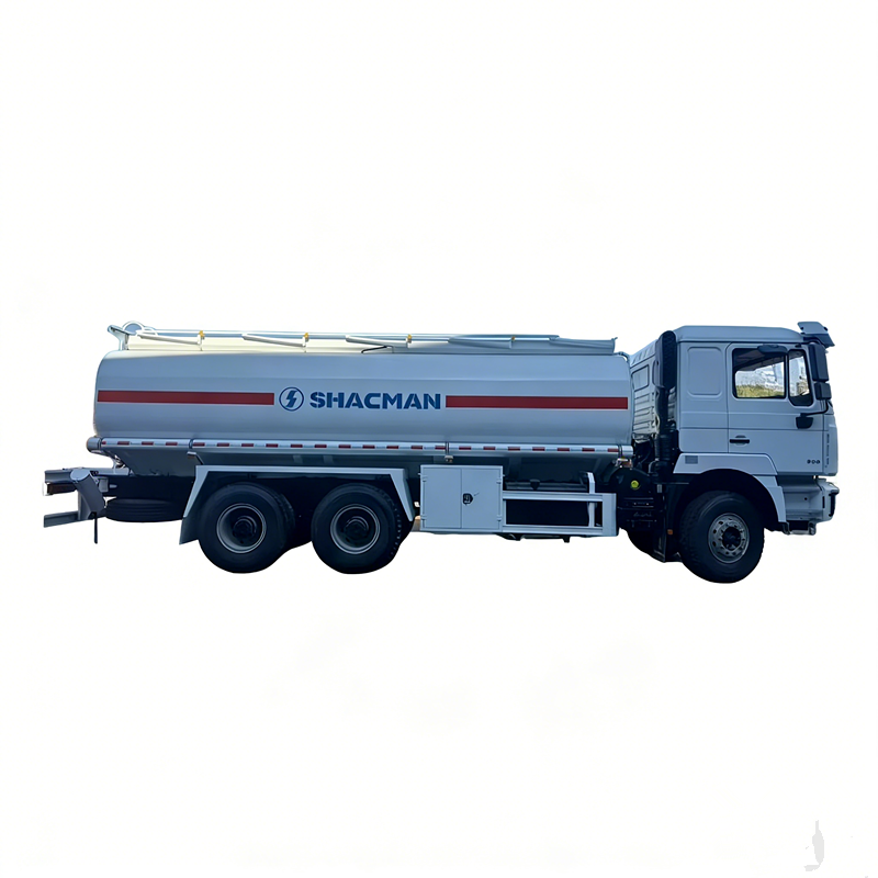 Shaanxi Automobile, fabricant de camions-citernes mobiles 6x4 robustes de 20 000 litres pour le transport d'huile alimentaire, accepte les personnalisations.