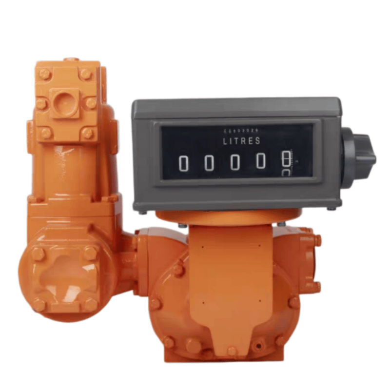 کنتور حجمی سوخت 2 اینچی با دقت بالا M-50-1 برای تانکرها، با شمارنده مکانیکی.