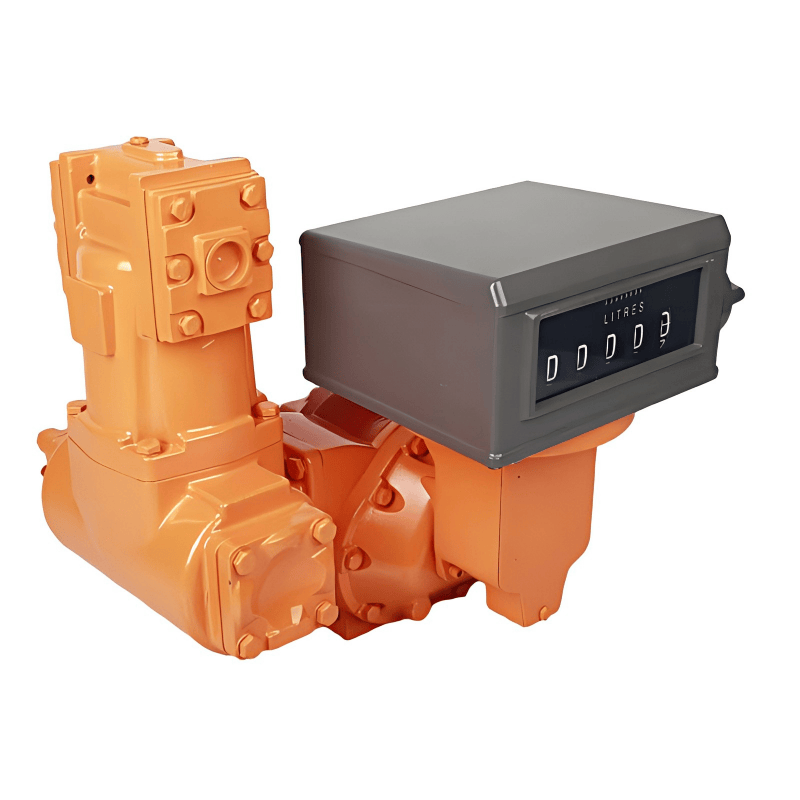 Débitmètre volumétrique de carburant haute précision 2 pouces M-50-1 pour camions-citernes, avec compteur mécanique.