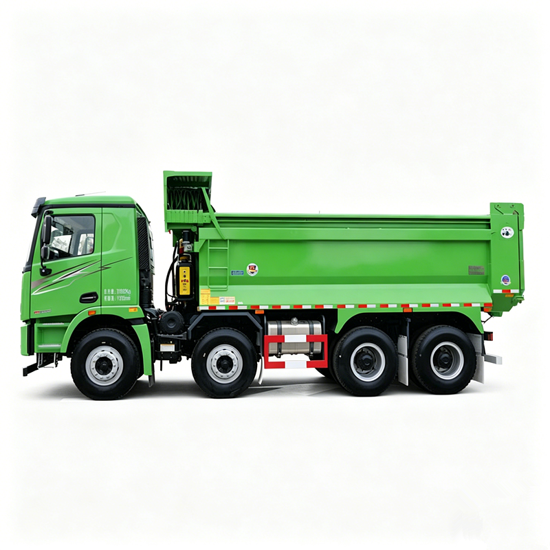 Camion-benne Sinotruk P7 puissant, moteur diesel de 400 ch, 8x4, longueur de 5,6 mètres