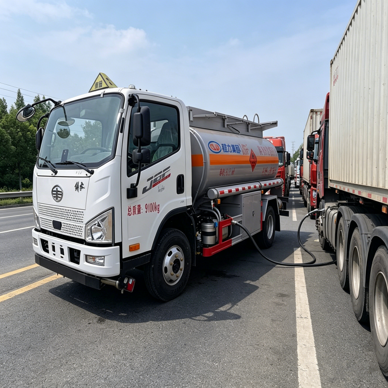 4x2 oil tank truck