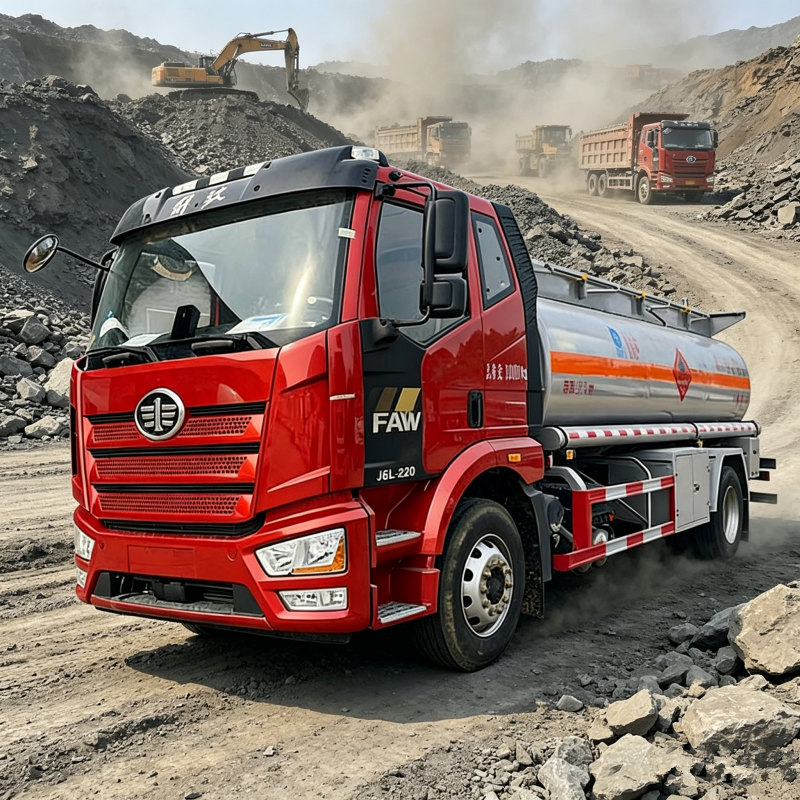 FAW 4x2 oil tank truck