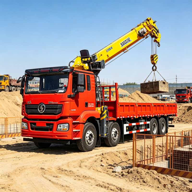 Mobile crane truck