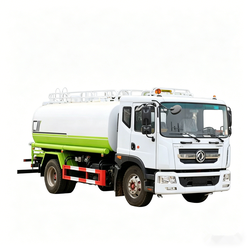 Un camion arroseur Dongfeng D9 4X2 avec réservoir d'eau de 12 mètres cubes est disponible à la vente.