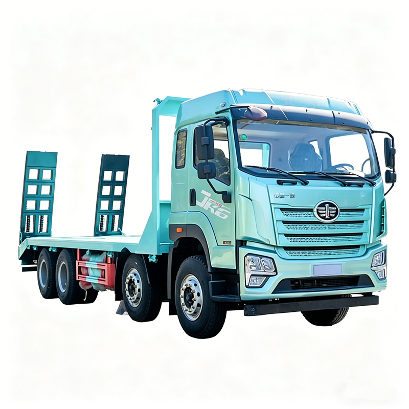 New customized FAW 8x4 31-ton vehicle transport lifting platform truck with platform