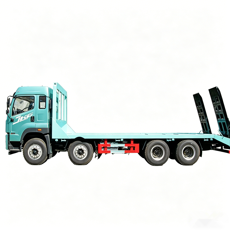 New customized FAW 8x4 31-ton vehicle transport lifting platform truck with platform