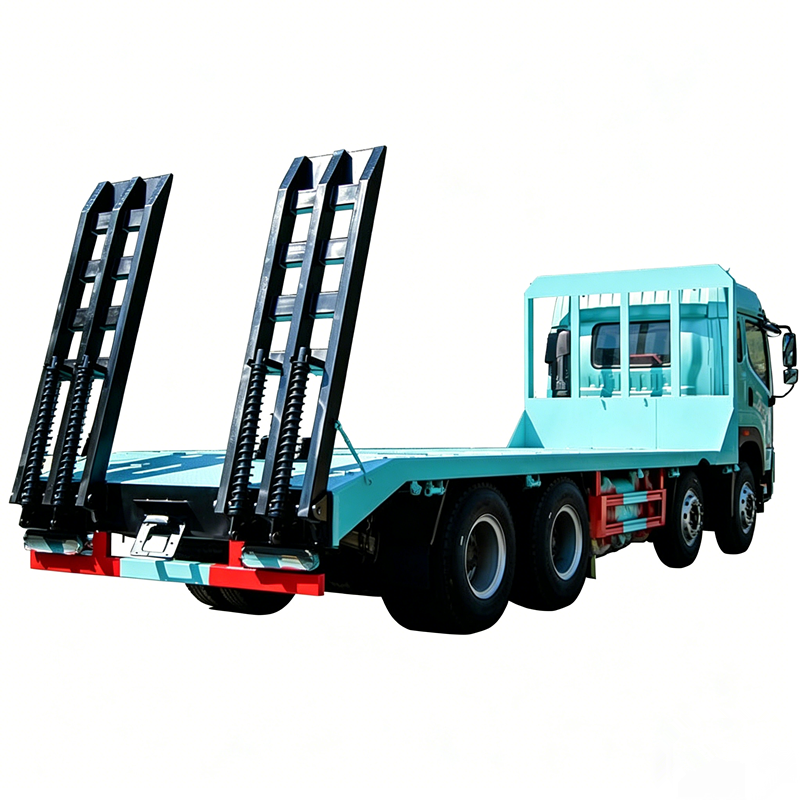 New customized FAW 8x4 31-ton vehicle transport lifting platform truck with platform
