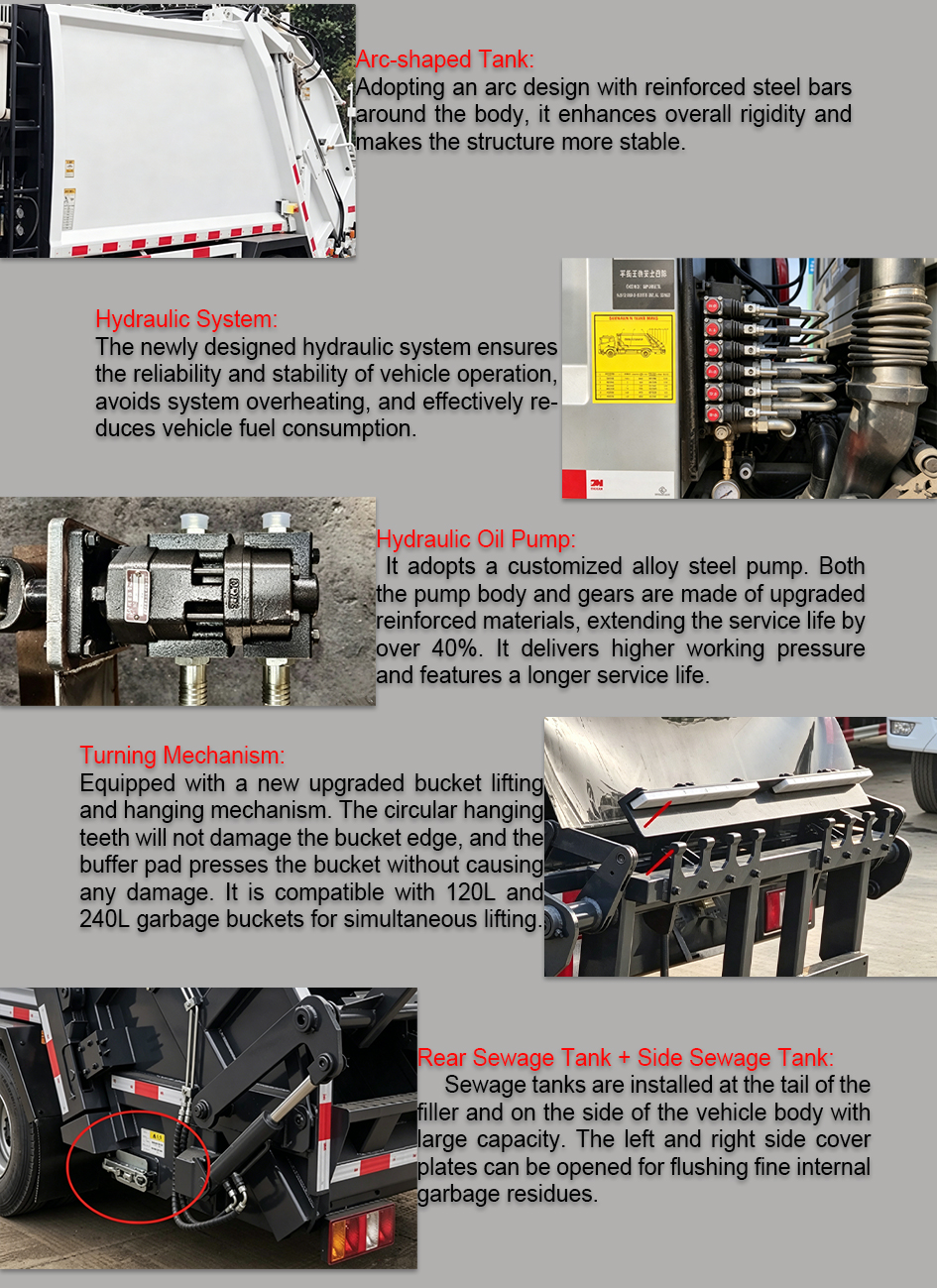 HOWO 4X2 garbage truck HOWO 4X2 garbage truck