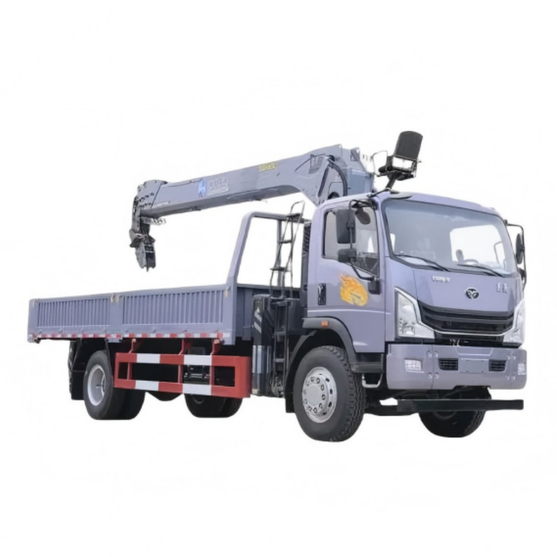 Truk Derek Sinotruk Haoman 8 Ton | Derek Hidrolik Terpasang di Truk dengan Tinggi Angkat 21m untuk Konstruksi