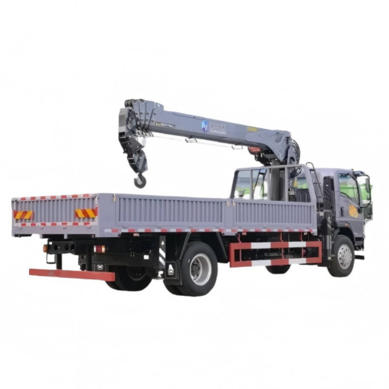 Truk Derek Sinotruk Haoman 8 Ton | Derek Hidrolik Terpasang di Truk dengan Tinggi Angkat 21m untuk Konstruksi