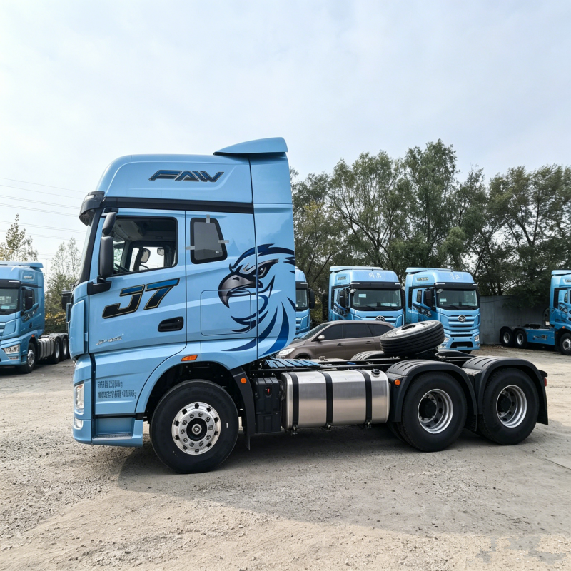 Camion tracteur FAW J7 Pilot Edition, pour des trajets rentables et efficaces.