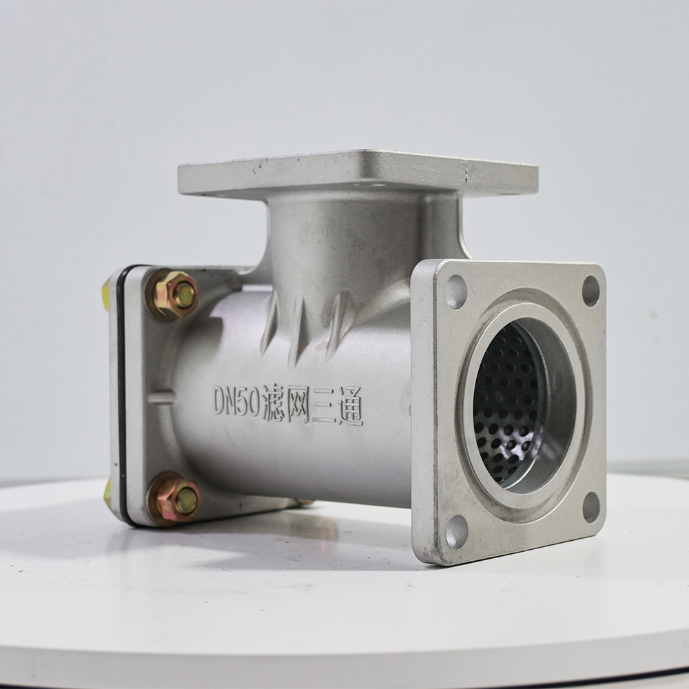 Té de filtration DN50 DN80 | Té de crépine en alliage d'aluminium pour camion d'aspiration des eaux usées et d'arrosage