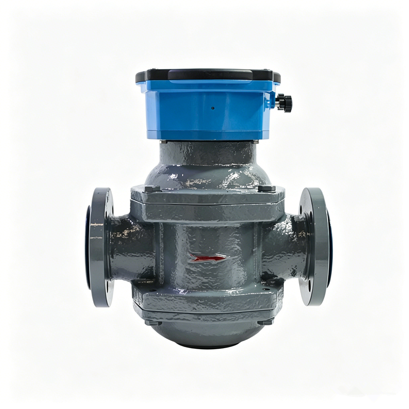 High Precision Elliptical Gear Flow Meter Diesel Tank Fuel Oil Measuring Meter Tanker Transfer Volume Measurement Equipment