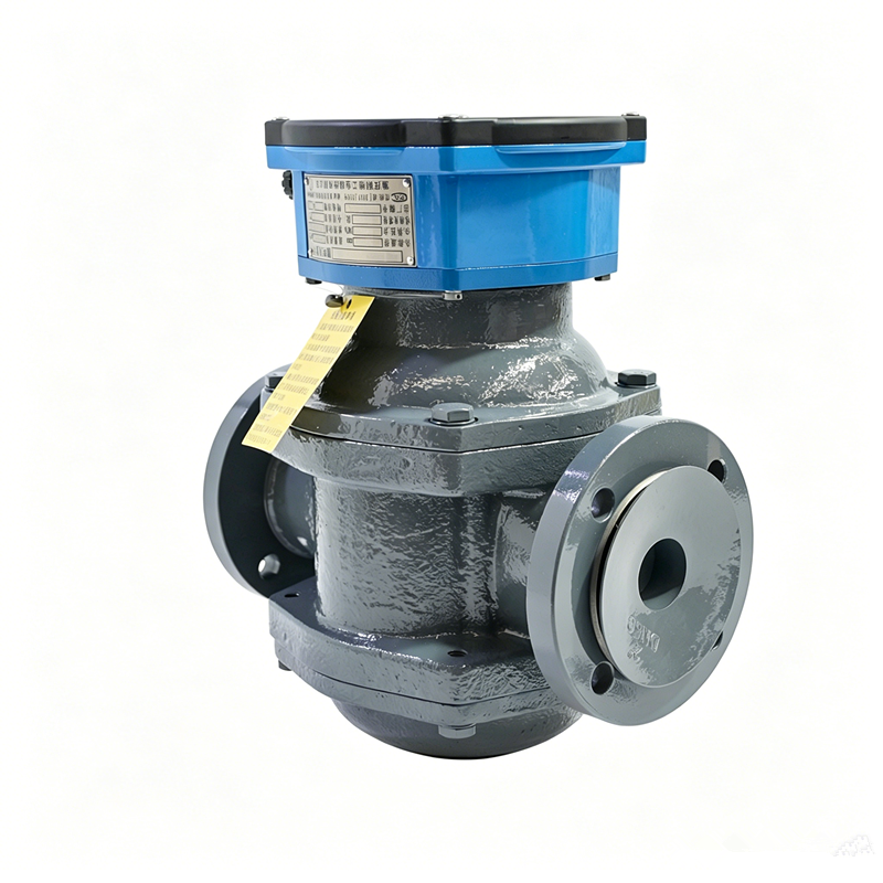 High Precision Elliptical Gear Flow Meter Diesel Tank Fuel Oil Measuring Meter Tanker Transfer Volume Measurement Equipment