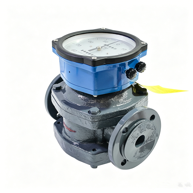 High Precision Elliptical Gear Flow Meter Diesel Tank Fuel Oil Measuring Meter Tanker Transfer Volume Measurement Equipment