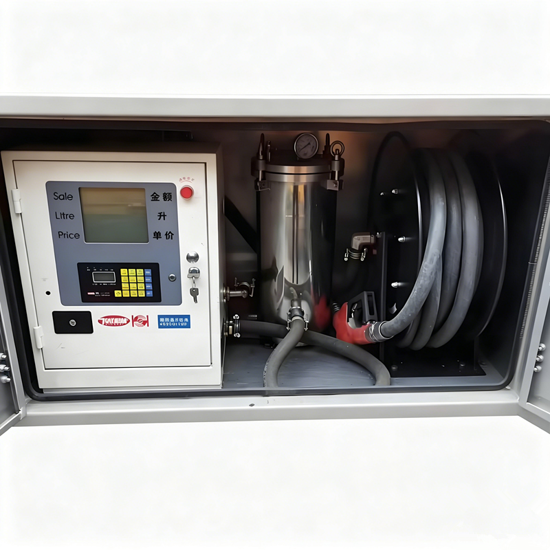 Portable diesel refuel machine