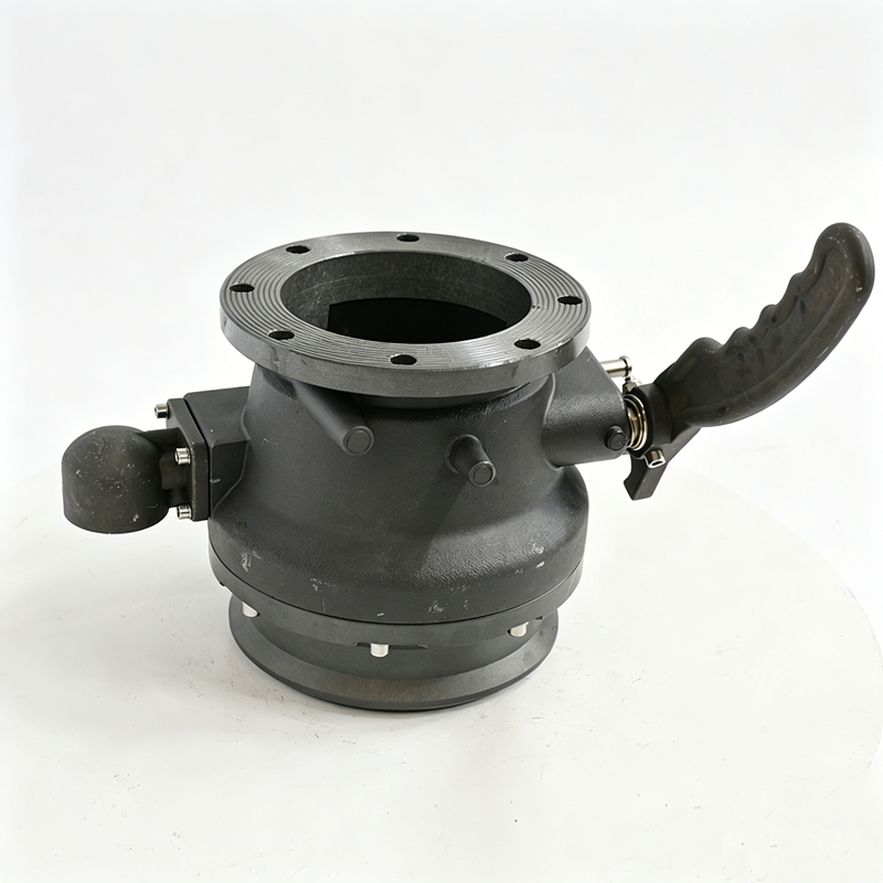 Heavy-Duty Oil Discharge Valve with Observation Window DN100 Visual Inspection