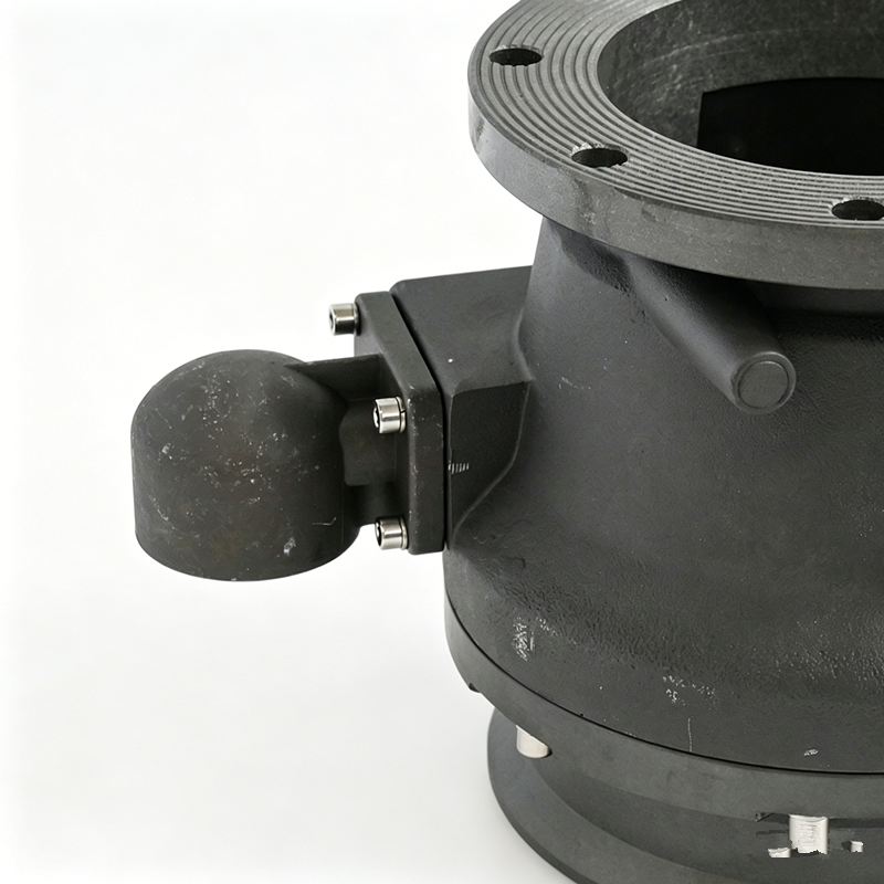 Heavy-Duty Oil Discharge Valve with Observation Window DN100 Visual Inspection