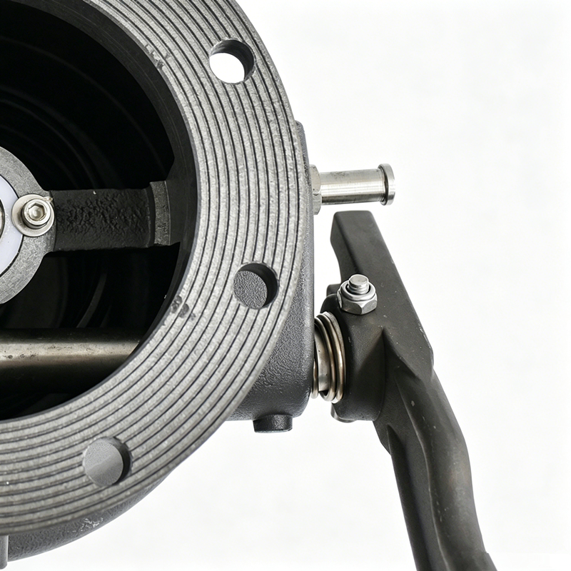 Heavy-Duty Oil Discharge Valve with Observation Window DN100 Visual Inspection