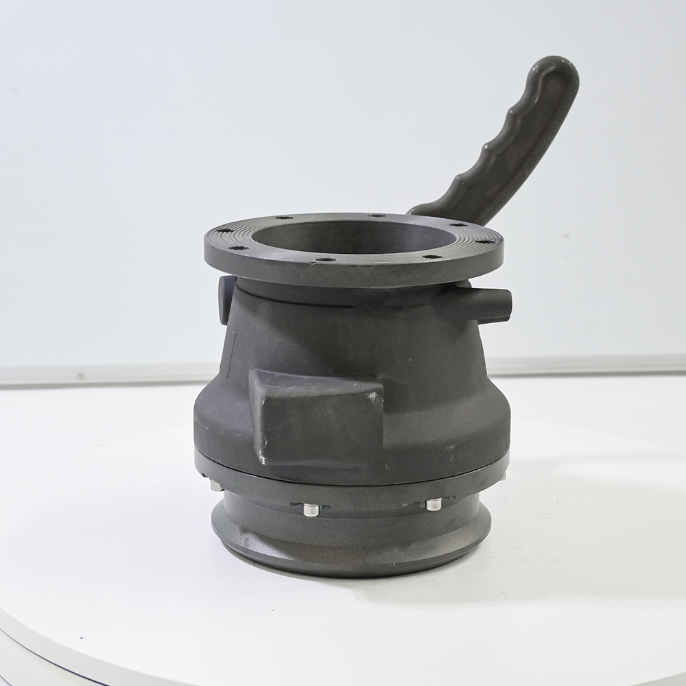 DN100 Tanker Truck Separation & Discharge Valve, 113mm Large Inner Bore Aluminum Alloy Oil Tank Truck Valve