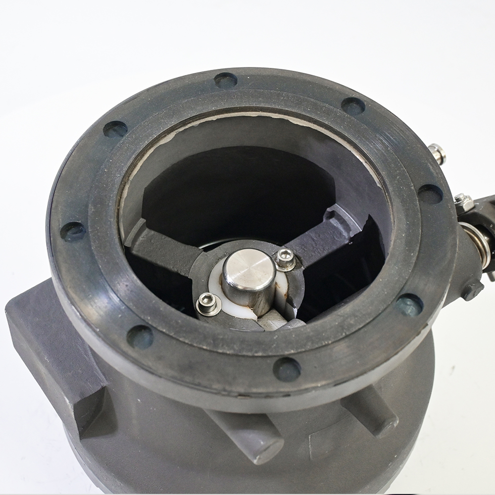 DN100 Tanker Truck Separation & Discharge Valve, 113mm Large Inner Bore Aluminum Alloy Oil Tank Truck Valve