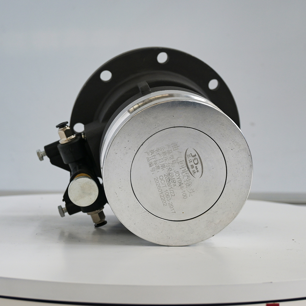 Aluminum alloy oil vapor recovery fitting