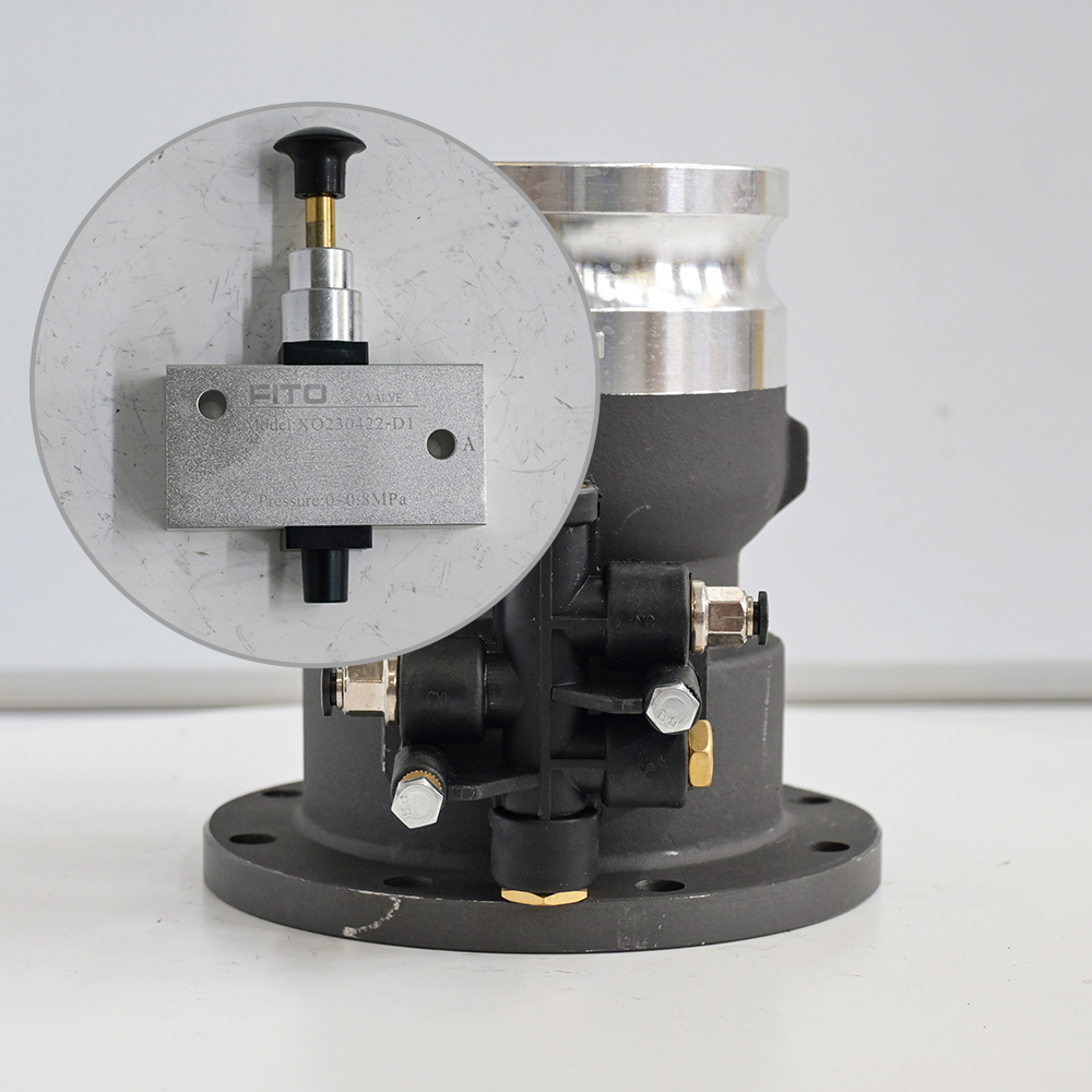 Aluminum alloy oil vapor recovery fitting