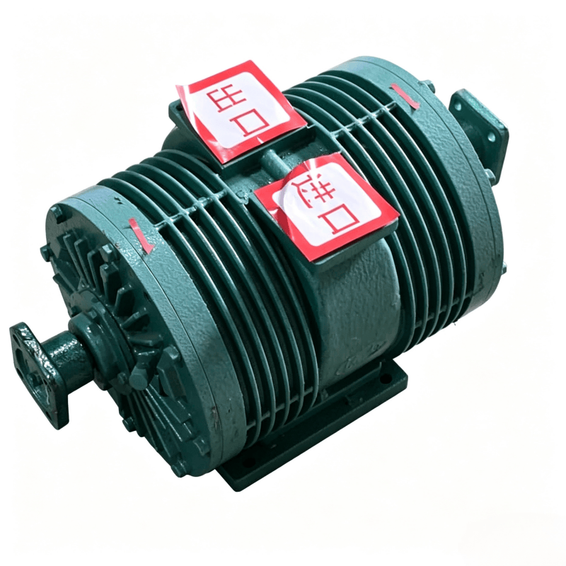 Pompe à vide en fonte pour l'aspiration des matières fécales et du biogaz, 950 tr/min, 52 l/s, raccord à bride, pour camion d'aspiration des eaux usées de 1 à 3 tonnes