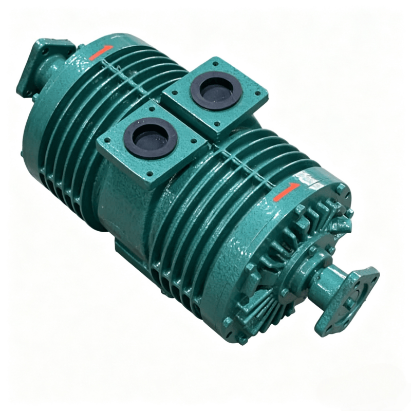 Pompe à vide en fonte pour l'aspiration des matières fécales et du biogaz, 950 tr/min, 52 l/s, raccord à bride, pour camion d'aspiration des eaux usées de 1 à 3 tonnes