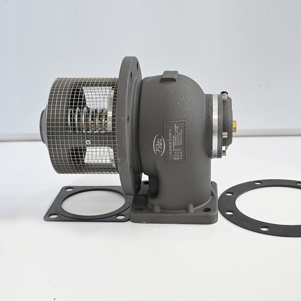 Pneumatic emergency shut-off valve