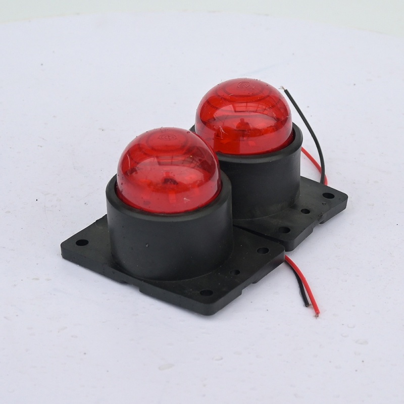 Feu de position latéral ovale universel à LED 12/24 V pour camions et remorques, étanche
