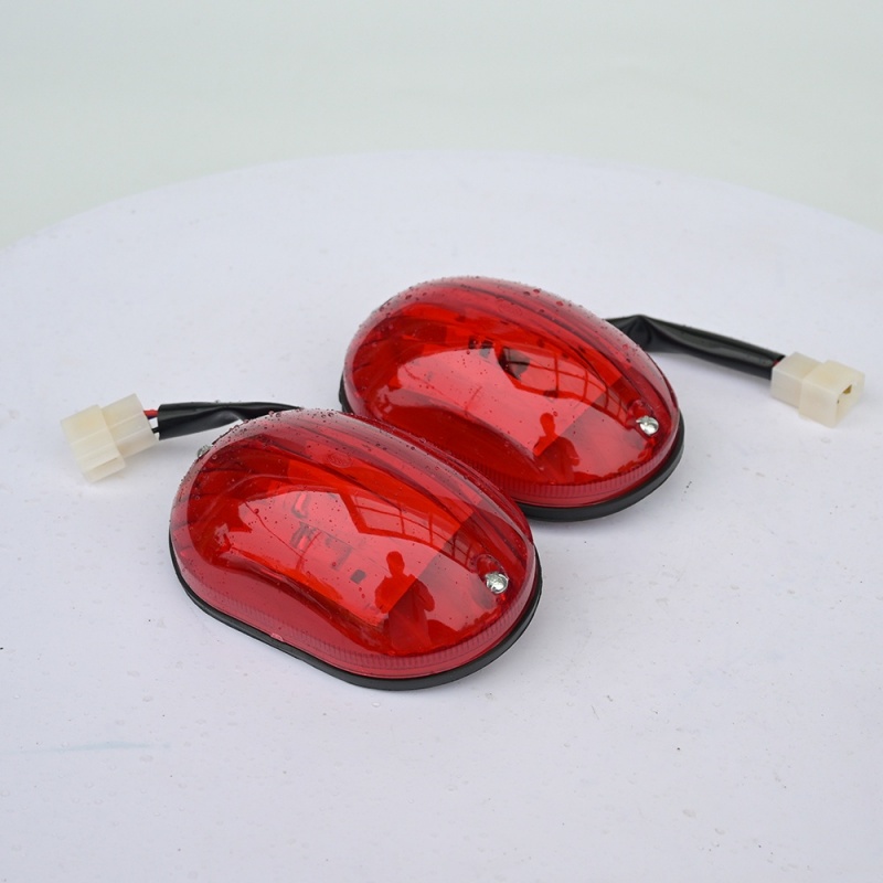 Feu de position latéral ovale universel à LED 12/24 V pour camions et remorques, étanche