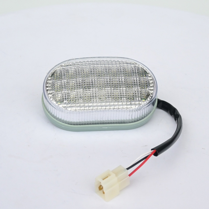 Feu de position latéral ovale universel à LED 12/24 V pour camions et remorques, étanche