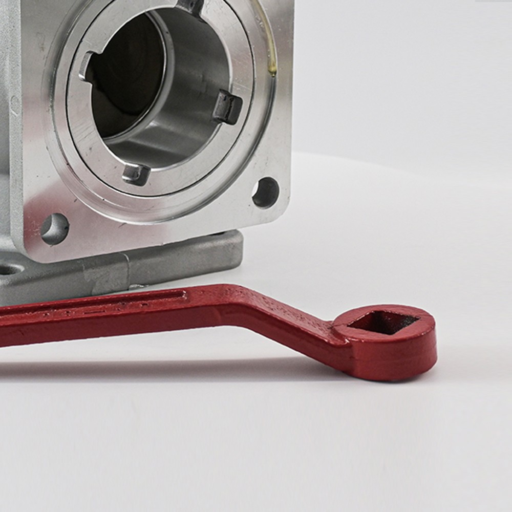 Three-way ball valve handle