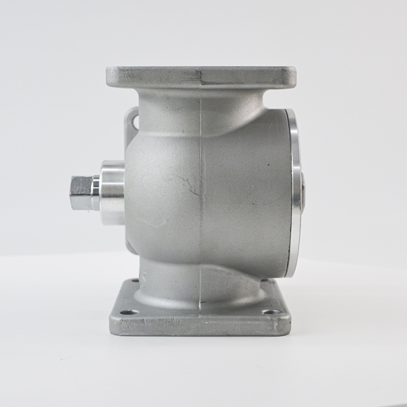 Nueva válvula de bola de tres vías de alto caudal JinCheng DN50 DV65 con estructura de aleación de aluminio, soporta presiones de 1,4 MPa a 2 MPa. Válvula de control de tuberías.