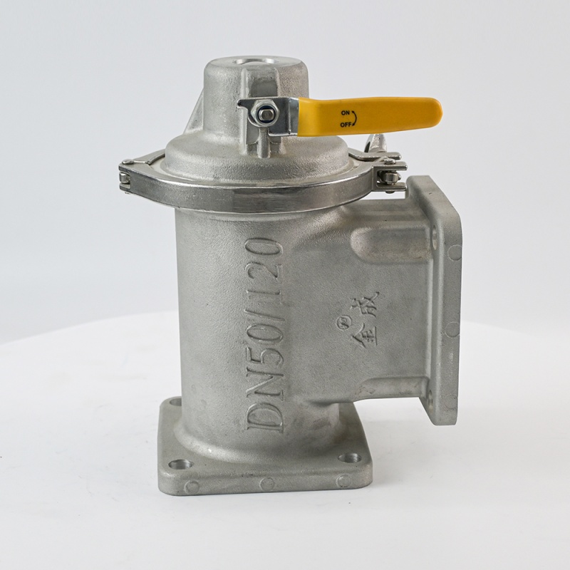 Strainer three Way Ball Valve