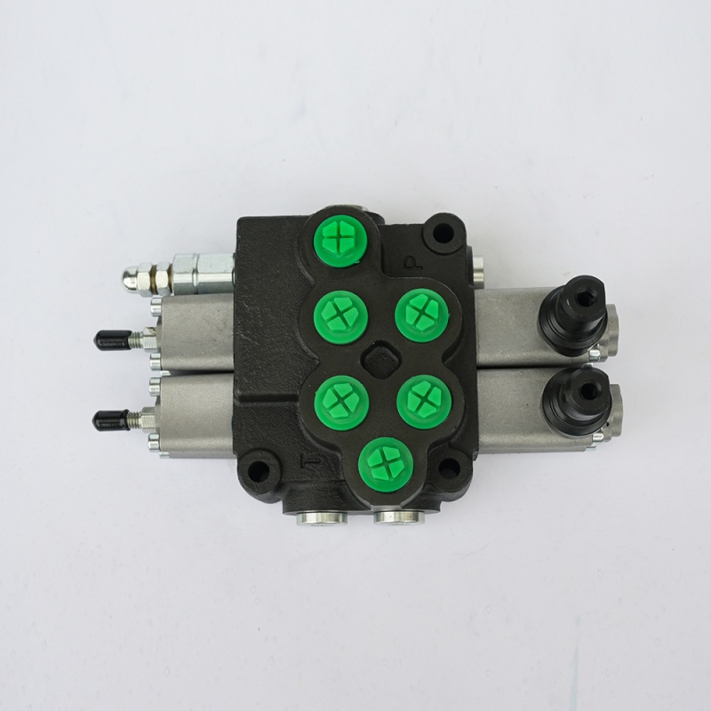 Noyau de vanne hydraulique à 2 soupapes, distributeur hydraulique de commande de direction, distributeur hydraulique à levier de commande, noyau de vanne de vérin double effet