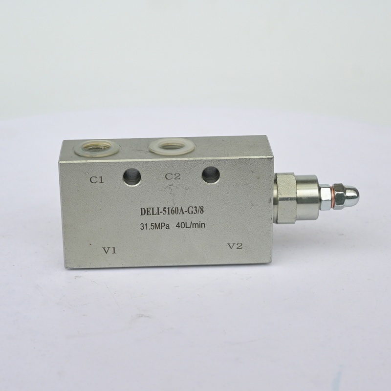 Nouvelle vanne de maintien hydraulique renforcée à équilibrage, type à tube unidirectionnel à orifice B, 31,5 MPa, 40 L/min, remplacement en fonte, fabriquée dans le Hubei