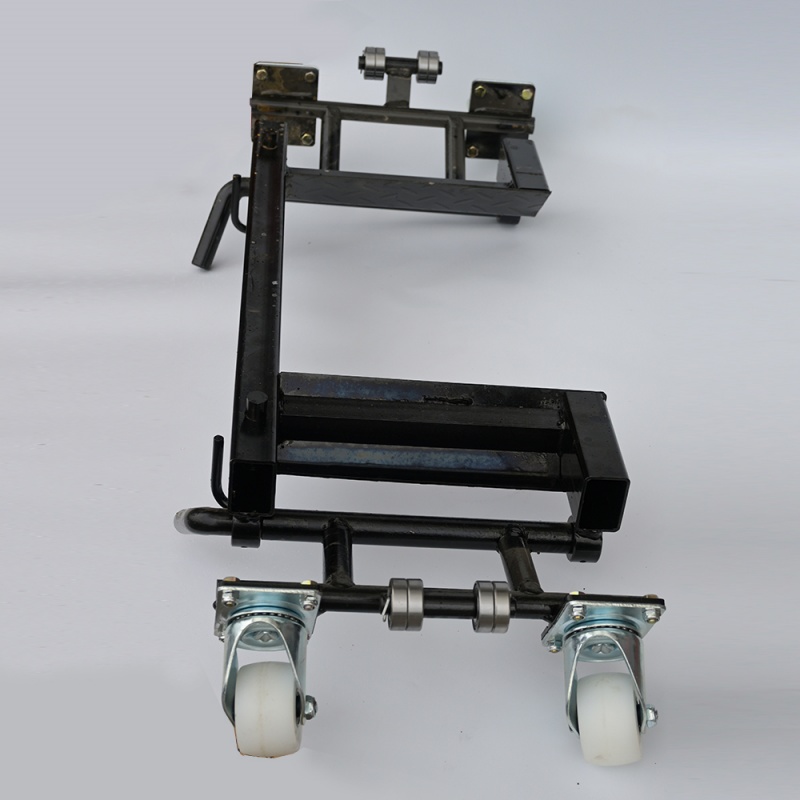 Remplacement/réparation d'un support mécanique neuf pour véhicule lourd : repose-pied à cliquet à rouleau, 70 mm, adapté aux remorques