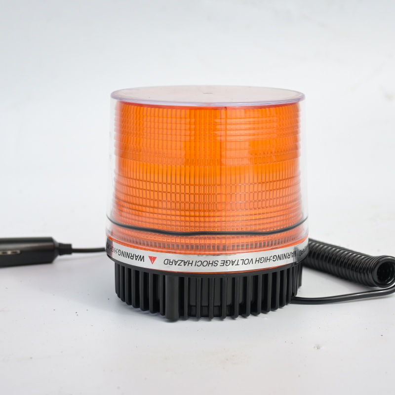 Gyrophare magnétique rotatif ambre 12 V/24 V pour la sécurité des camions et remorques.
