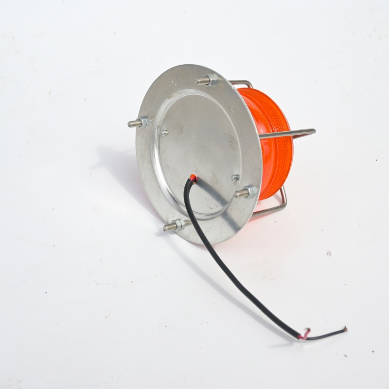Gyrophare magnétique rotatif ambre 12 V/24 V pour la sécurité des camions et remorques.